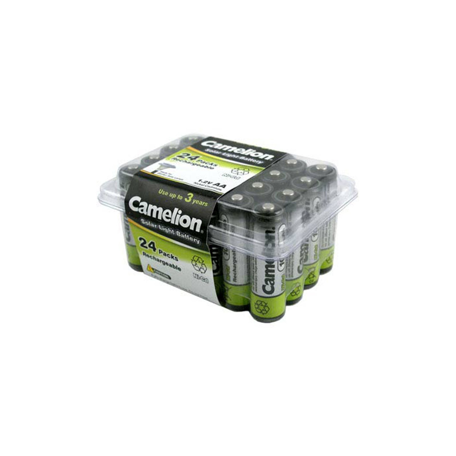 Camelion AA Rechargeable Batteries 1000mAh Ni-CD 1.2V 24pk