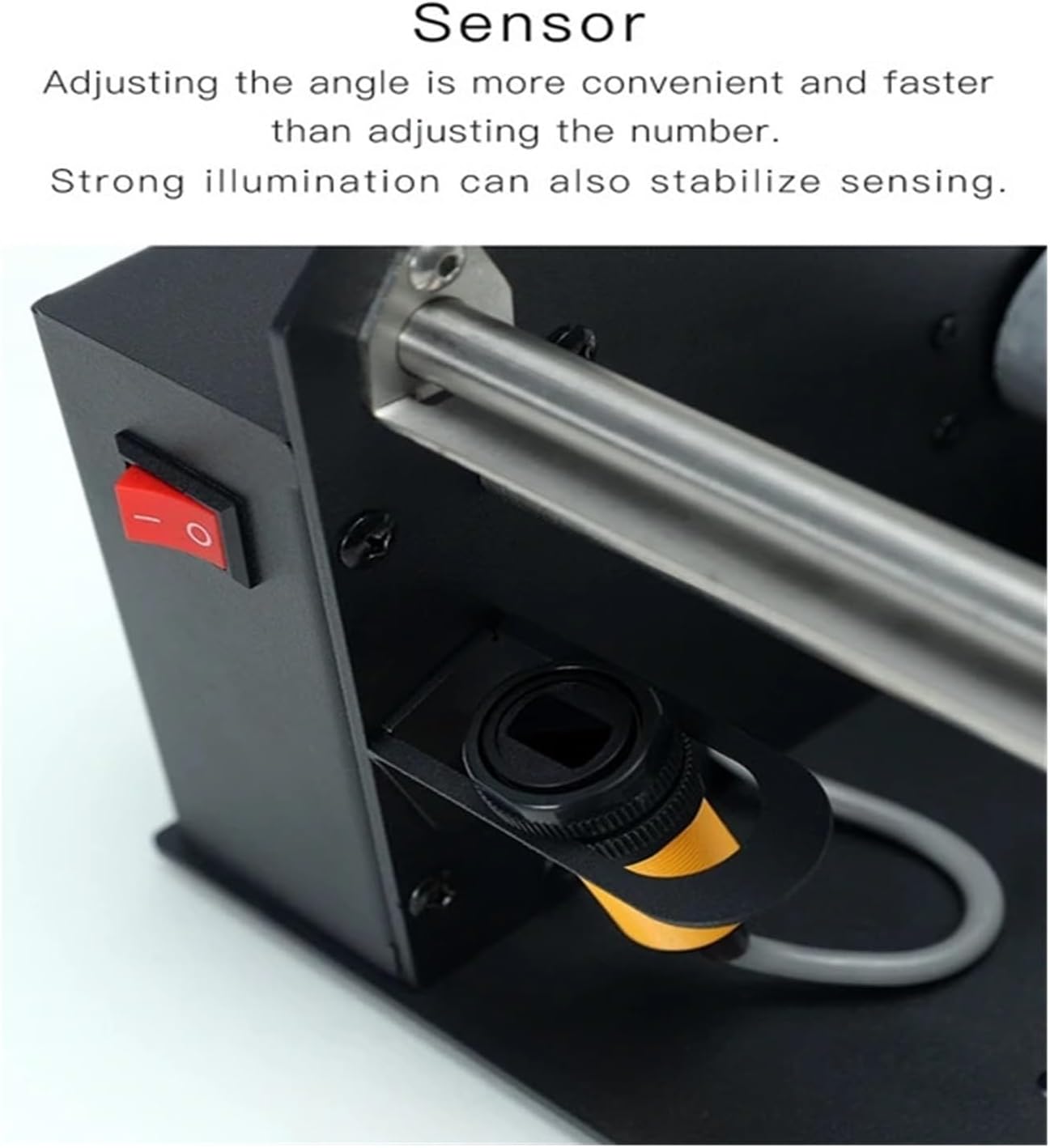 Industrial Label Machine Economical Automatic Electric Auto Label Dispenser Label Printer Dispenser for Logistics Office(162MM)