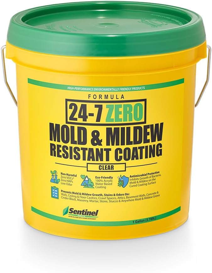 Sentinel 24-7 Zero Interior Mold & Mildew Resistant Coating (5 Gallons, Clear) 24-7ZERO 0