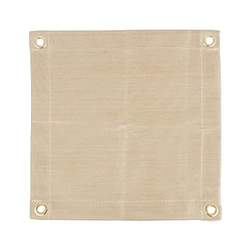 UJEAVETTE Outdoor Camping Fireproof Cloth Blanket BBQ Party Mat Yard Lawn Picnic 30x30cm