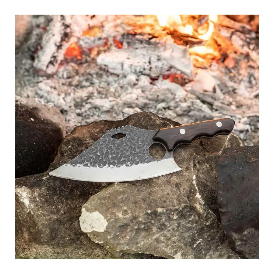 COOLINA-The-Favorite-4-Knife-Set-Viking-Inspired-Kitchen-Knives-for-Chefs-Home-Cooks-Includes-Promaja-Chefs-Knife-Lixy-Cleaver-Machado-Butcher-Knife-and-Gator-Utility-Knife COOLINA The Favorite 4 Knife Set - Viking-Inspired Kitchen Knives for Chefs & Home Cooks, Includes Promaja Chef's Knife, Lixy Cleaver, Machado Butcher Knife, and Gator Utility Knife
