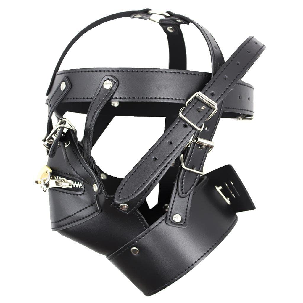 MYADDICTION Full Covered Leather Harness Hood Mask Buckled Lockable Headgear Costume Clothing, Shoes & Accessories | Costumes, Reenactment, Theater | Accessories | Masks & Eye Masks (B0BSNRG5CL) Amazon Price History, Amazon Price Tracker