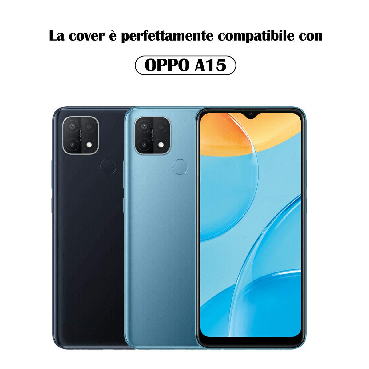 Mixroom Cover Per OPPO A15 In TPU Morbidissima - Fantasia 'Kit Per Papà' - Custodia Antiurto E Graffio - 4