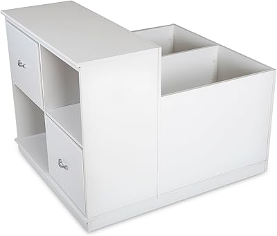 South Shore Mobby Mobile Storage Unit, Pure White