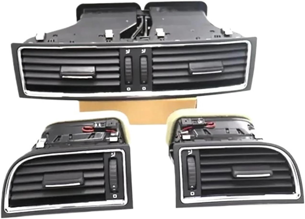 Interior Dash AC Air Outlet Vent Grill Compatible With Skoda Superb 2 MK2 3T 2009 2010 2012 2013 2014 2015 3T0820951 3T0819701 3T0819702