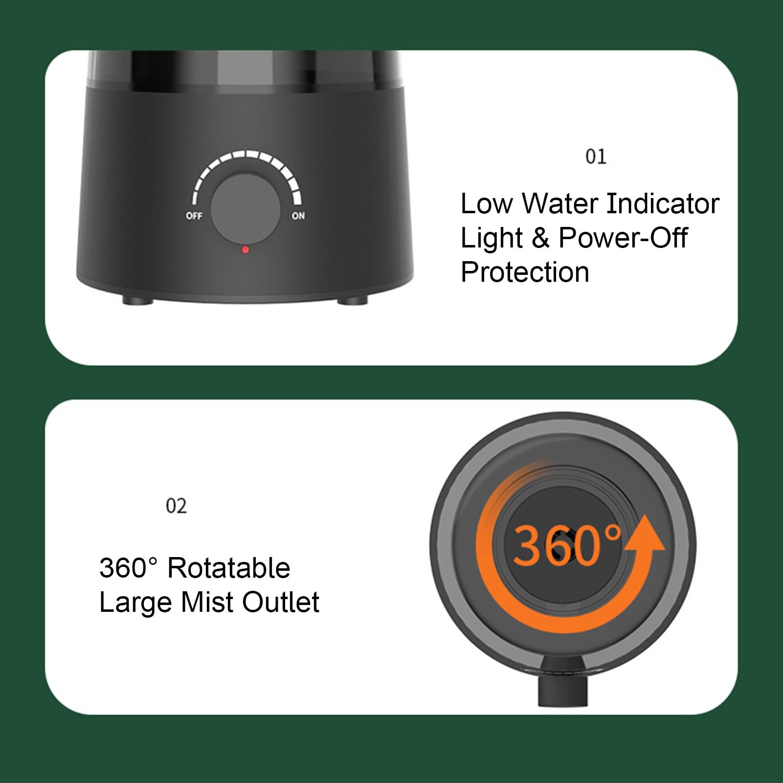 Umidificatore per Terrario Rettili,2,5L Nebulizzatore per Vasca Terrario con Arresto Automatico - Apparecchio per Nebulizzare - Per di Camaleonti, Gechi, Anfibi, Tartarughe, Rane e