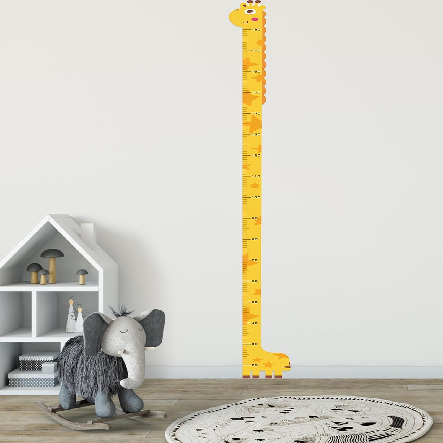 Volumoon Toise de Hauteur pour Enfants, Tableau de Croissance Enfants, Règle de Mesure Toise, Règle de Mesure Diagramme de Croissance, Hauteur Règle de Mesure pour Décoration de Salle Enfants