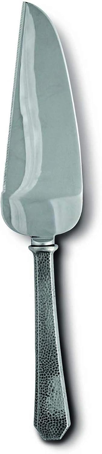 Vagabond House Hammered Pewter Pie Server Cake Cutter, Pizza Tart Dessert Server 10.5 inch Long