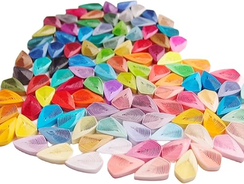 Miniatura 8 de Tiras de papel de filamentos en tonos marrones de 0.197 in en tonos de chocolate, 120 piezasjuego de tiras de 21 pulgadas de longitud, juego de