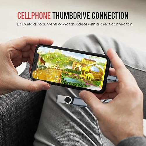 Miniatura 6 de Cable convertidor USB-A a Micro USB y USB-C para impresora USB y otros dispositivos, compatible con Android, Chromebook, Windows y Mac