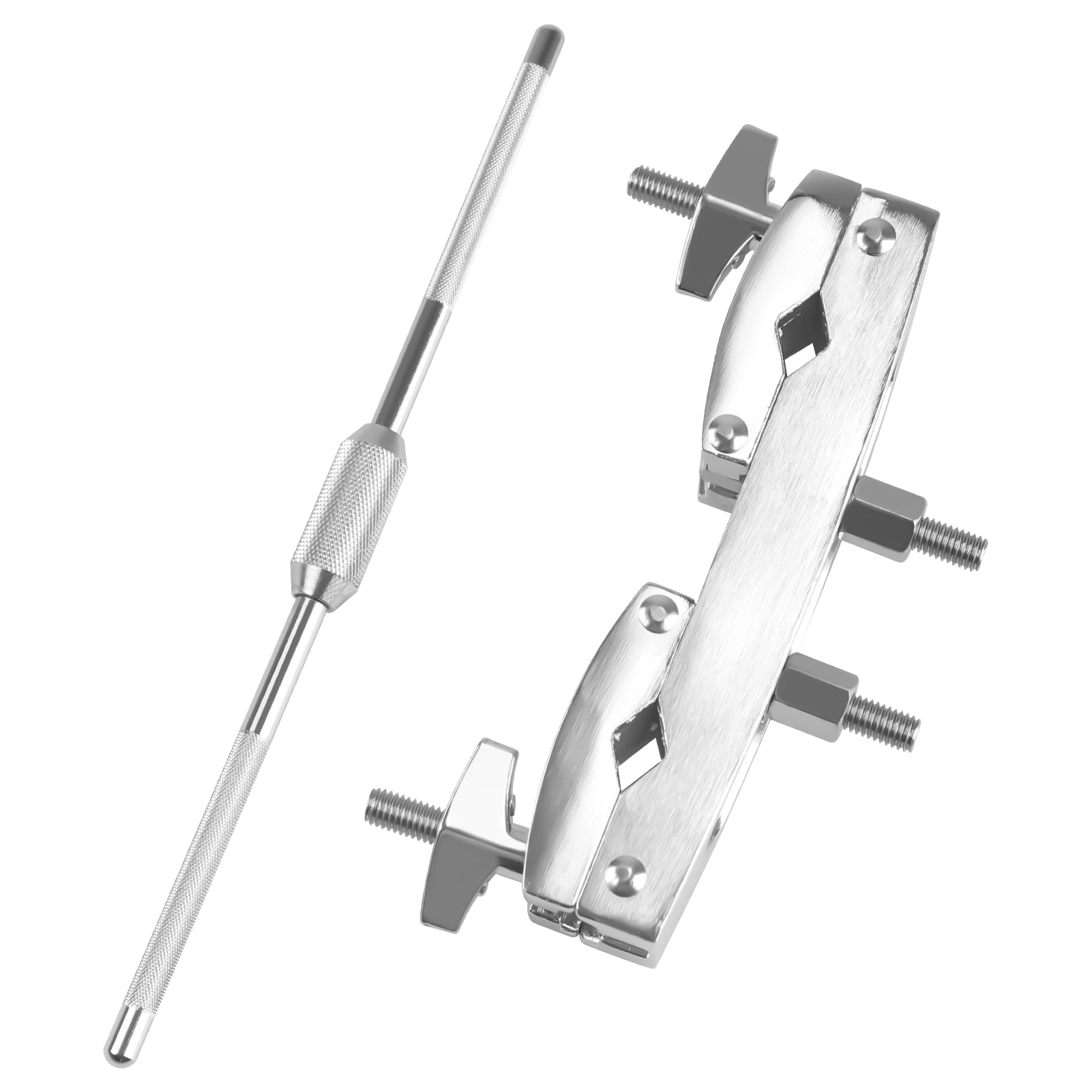 Cowbells Zacisk talerzy, uchwyty Tom ze stopu cynku do zacisku perkusyjnego, uchwyt montażowy do dzwonków kowbojskich, bloków dżemowych, tamburyn, mini timbales i elektronicznych podkładek do stojaka