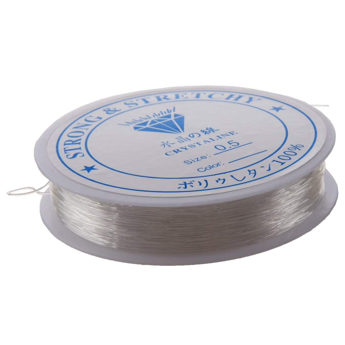 Pmandgk Clear 20 Spool Of Strong Beading Thread Cord Wire Jewellery Making Stringing Necklaces Bracelets 0.5Mm