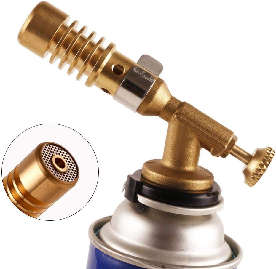 Metal Flame , Welding Gas Torch, Lighter Heating Ignition, Butane Flamethrower, Portable Camping Welding Gas Torch for Outdoor Activities, Restaurants, Families, Picnics, Hiking, Camping