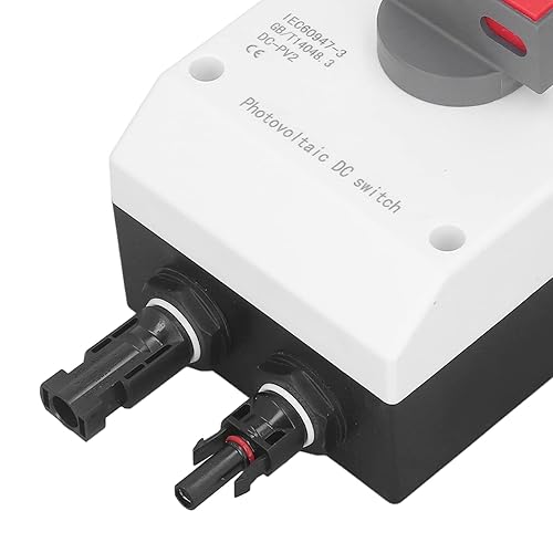 Miniatura 8 de Interruptor de desconexión rápida solar fotovoltaica CC 1500 V 32 A, disyuntor miniatura de CC IP66, caja combinada solar para panel solar, sistema