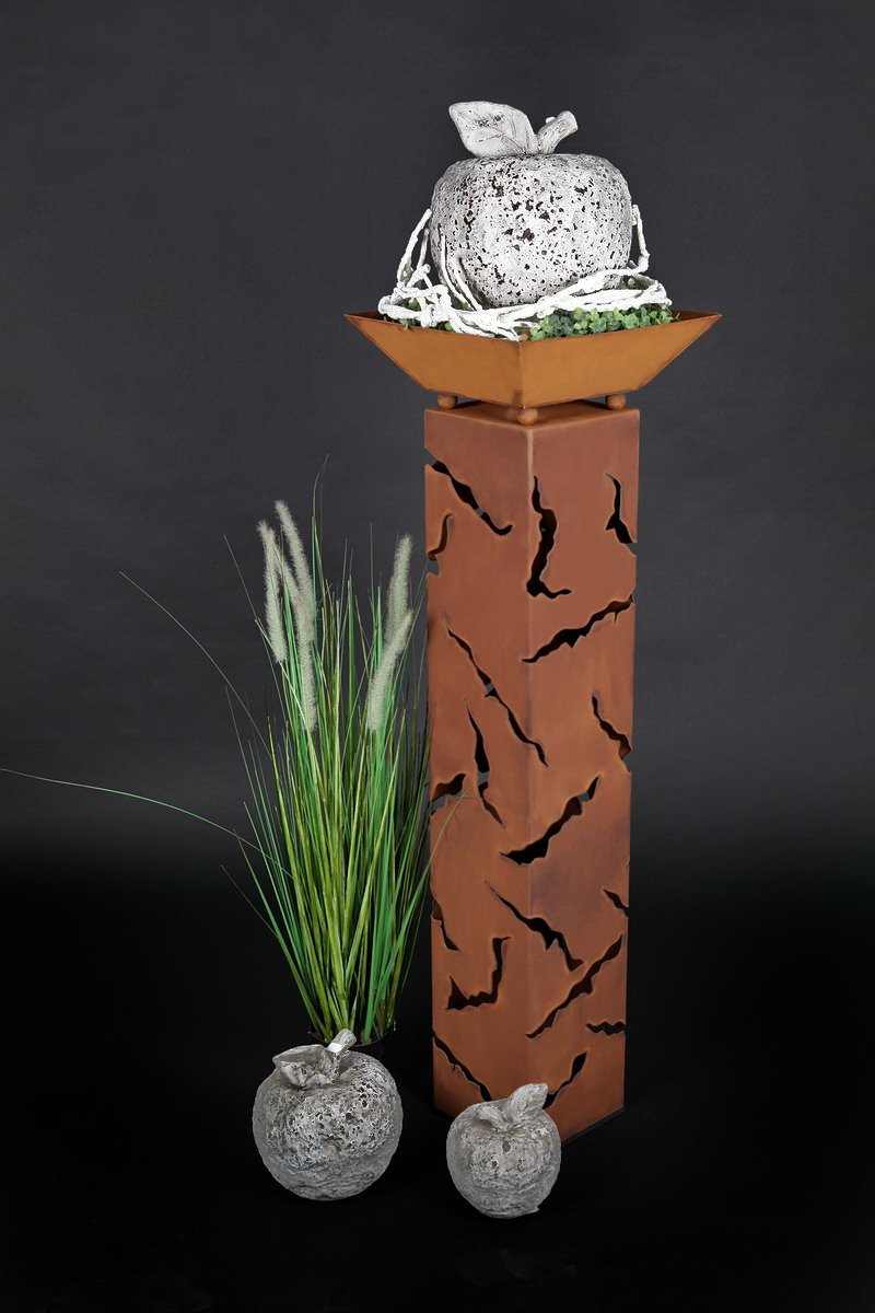 Rost Säule RS32 Gartensäulen Blumensäule Fackel Gartendeko Deko rostig
