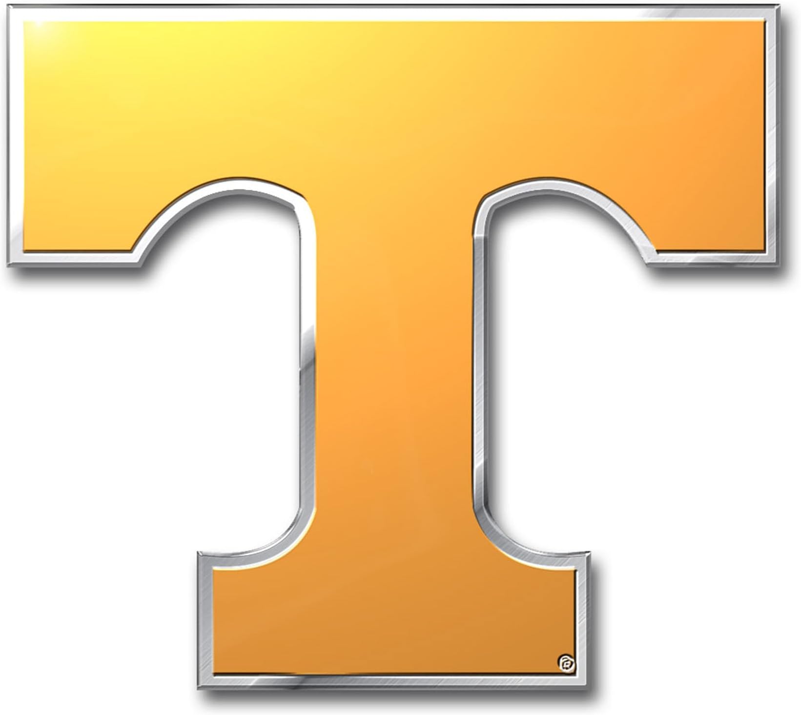 Tennessee Orange T Emblem Hitch Cover - Metal 2 Inch Receiver Cover