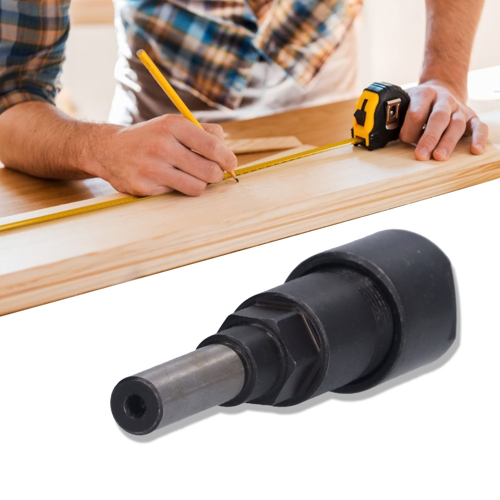 Rallonge De Pince De Serrage 8 Mm Pour Fraiseuse CNC - Tige Ronde, Mandrin De Serrage Inclus | Pour Travail Du Bois, Usinage Profond
