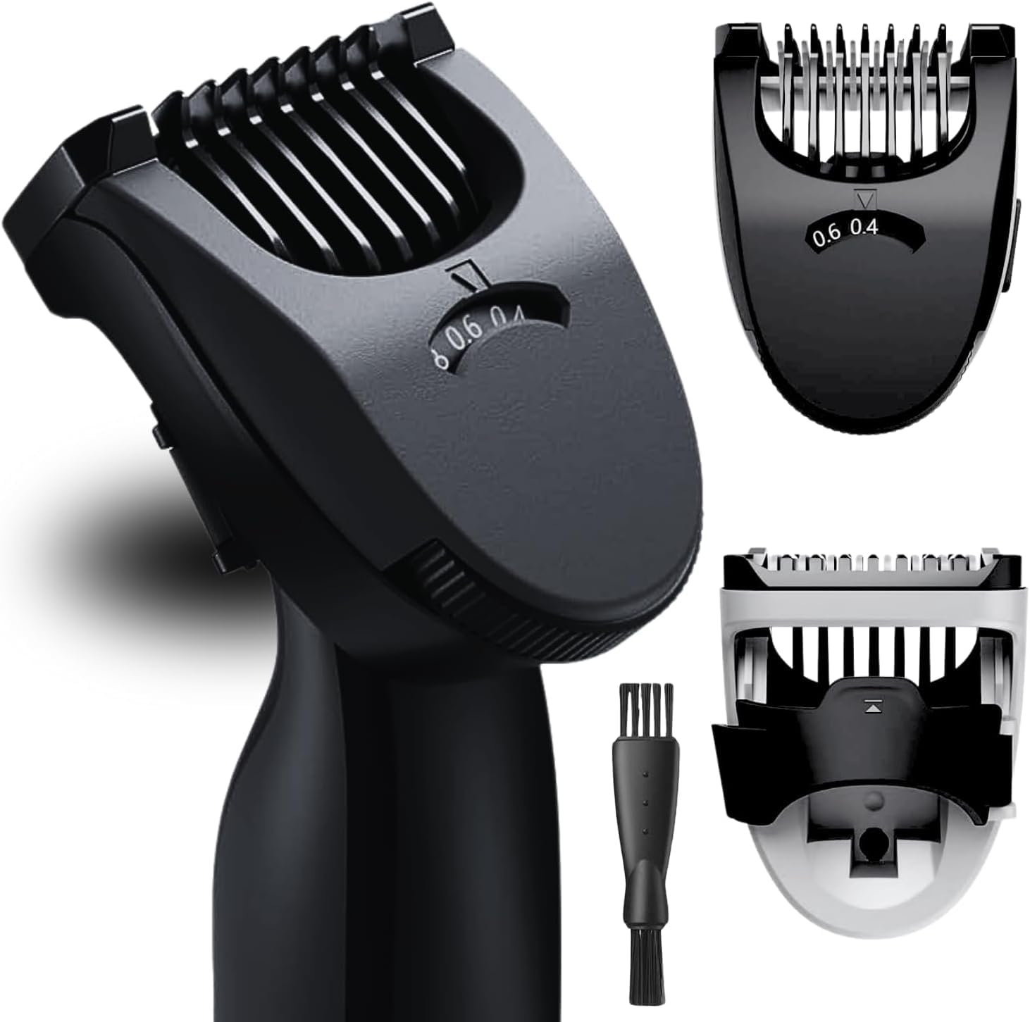 Sabot Visage&Corps 14 en 1 Compatible Avec One Blade QP2520 QP25xx QP26 QP26 QP27/28, 14 Hauteurs de Coupe 0,4 à 10 mm+Brosse Offerte-EUIPO no:015042566-0001- Non Compatible Série PRO