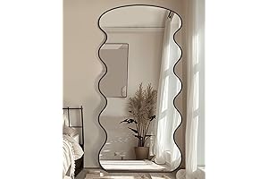Wavy Floor Mirror: A Ripple of Style and Functionality