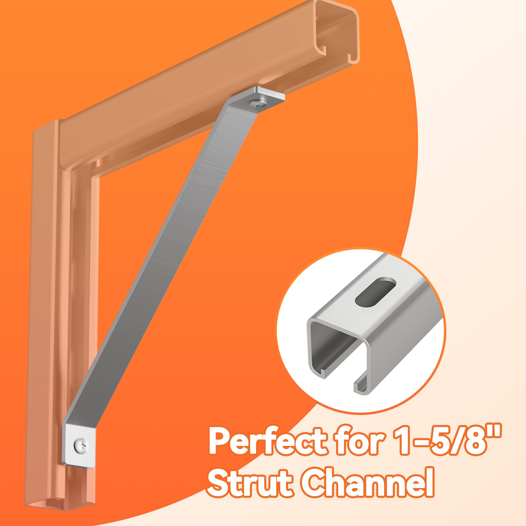 14-5/8 pollici Lunghezza 45 gradi Angolo Brace