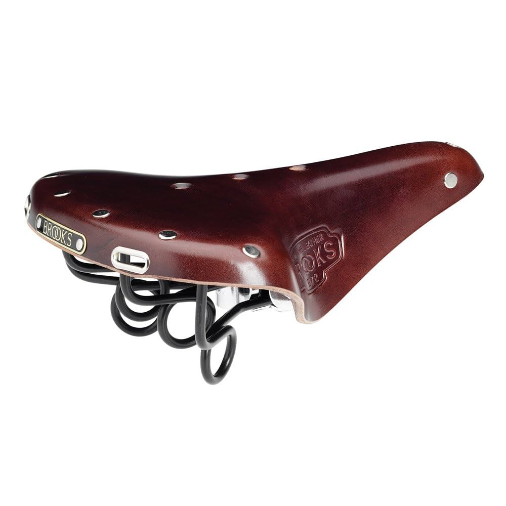 BROOKS B72 ブルックス　サドル　　ブラウン　BROMPTON Brooks B72 Bicycle Leather Saddle Antique Brown Lightweight