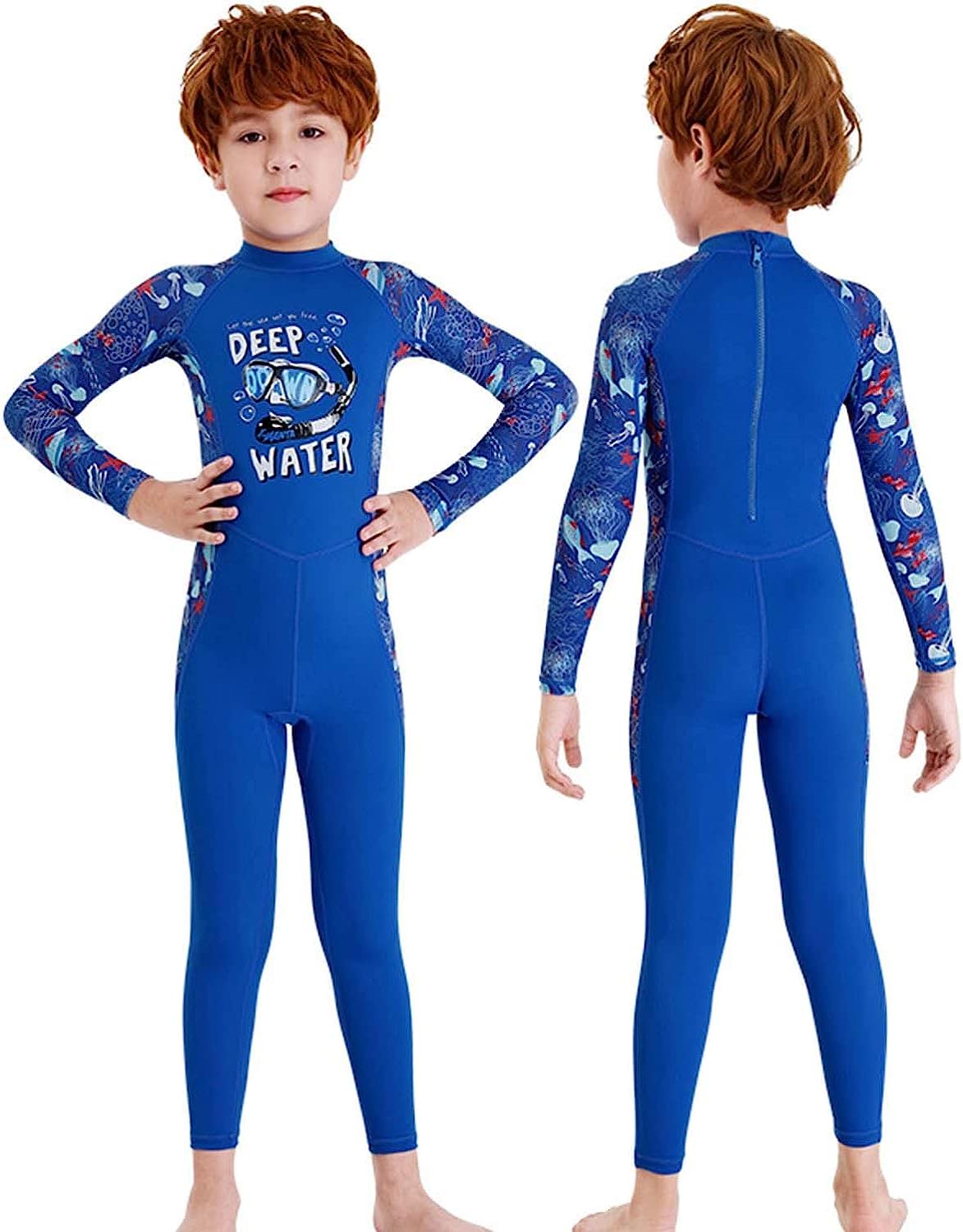 Combinaison de plongée pour enfants pour garçons et filles, maillot de bain d'hiver une pièce ultra extensible combinaisons de plongée combinaisons complètes pour plongée sous-marine, surf, plong