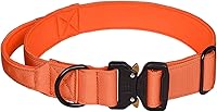 Vista 8 de Tactical Dog Collar, Military Dog Collar for Medium Dogs, Adjustable Nylon Collars with Handle, Heavy Duty Thick Collar with Metal Buckle for Large