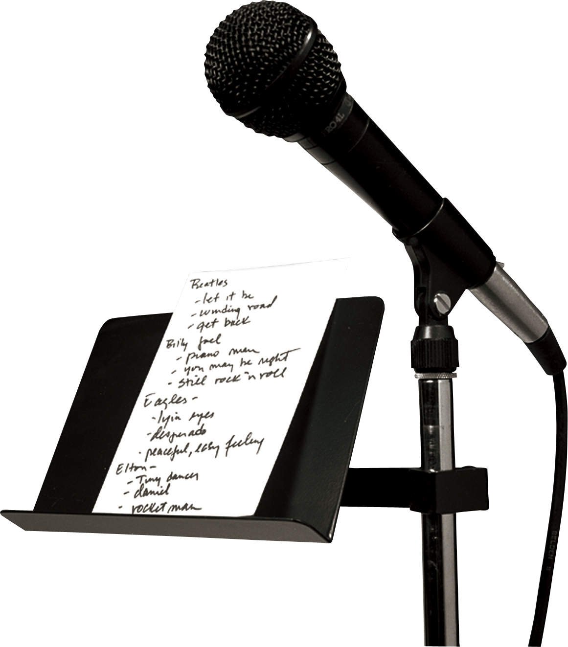 Attachable music stand Size: Small