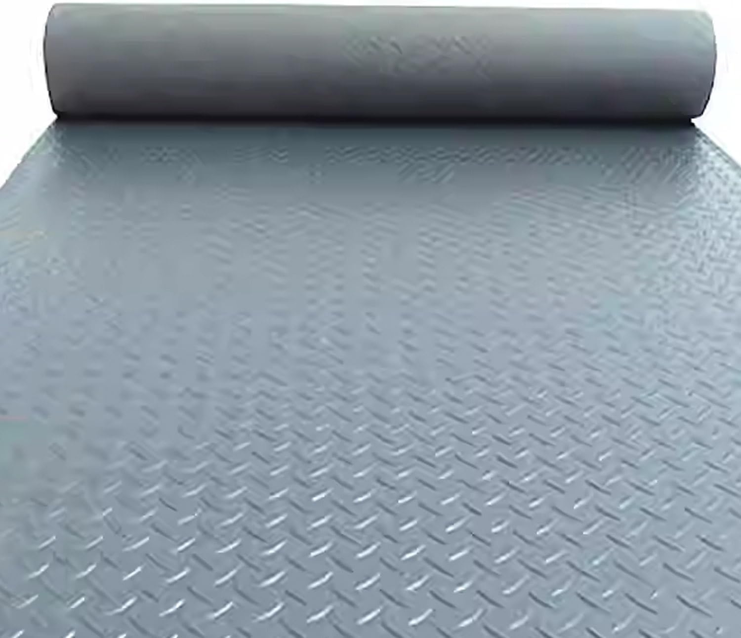 Garage Floor Mat Rubber Flooring Roll Waterproof PVC Parking Mats Non-Slip Floor Protector Mat for Under Cars Gym, Easy to Clean(Gray,1.2x3m)
