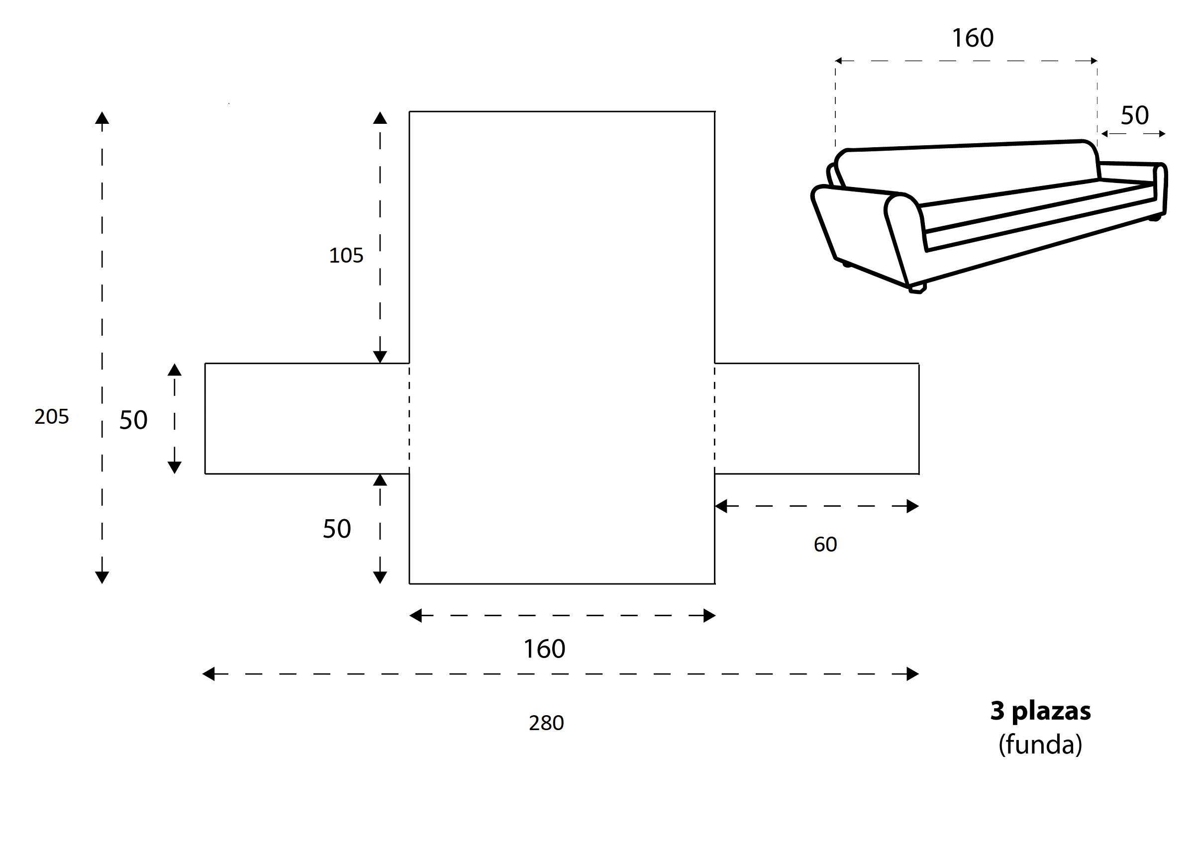Textilhome - Salvadivano Trapuntato Copridivano Malu 3 posti Reversibile. Colore Grigio Chiaro