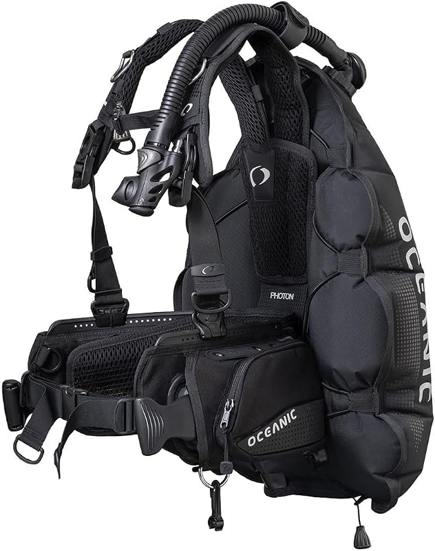 Chaleco Oceanic Photon Pro, hombre | Compensador de flotabilidad de buceo | Sistema de arnés modular para ajuste personalizado | Sistema de peso integrado | Chaleco de buceo de alto rendimiento