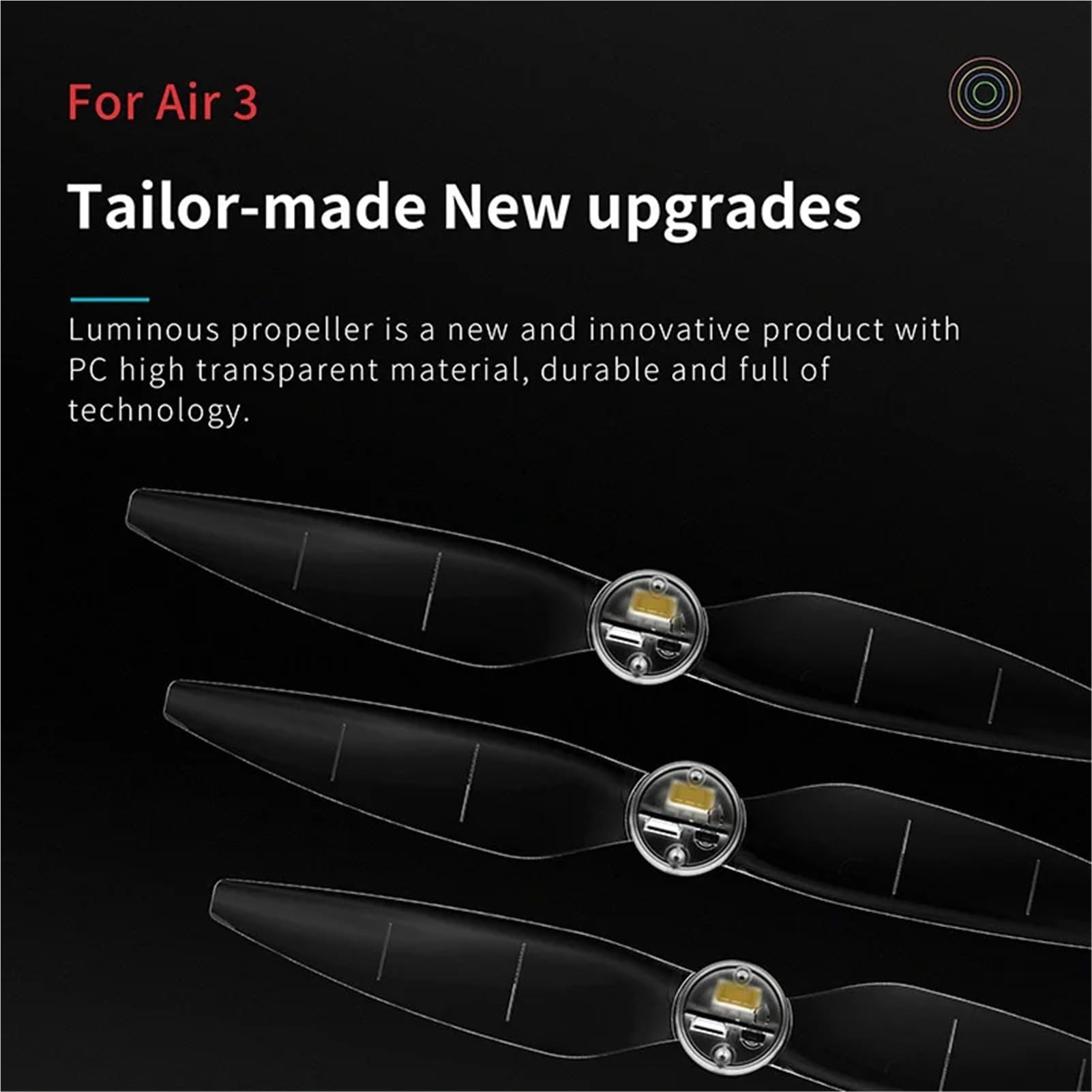 Compatibile con il set di eliche LED Air 3/3S da 2 paia