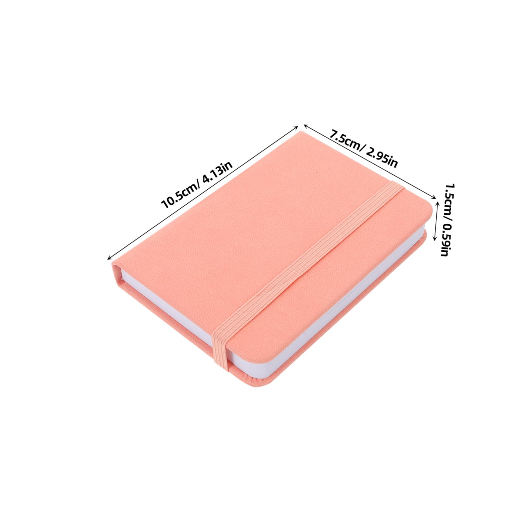 Angoily 10stücke Taschennotizbuch aus Klein Tragbar Notizblock mit Unliniertem Papier Tagebuch Mini-notizblock für Reisen Büro und Schule