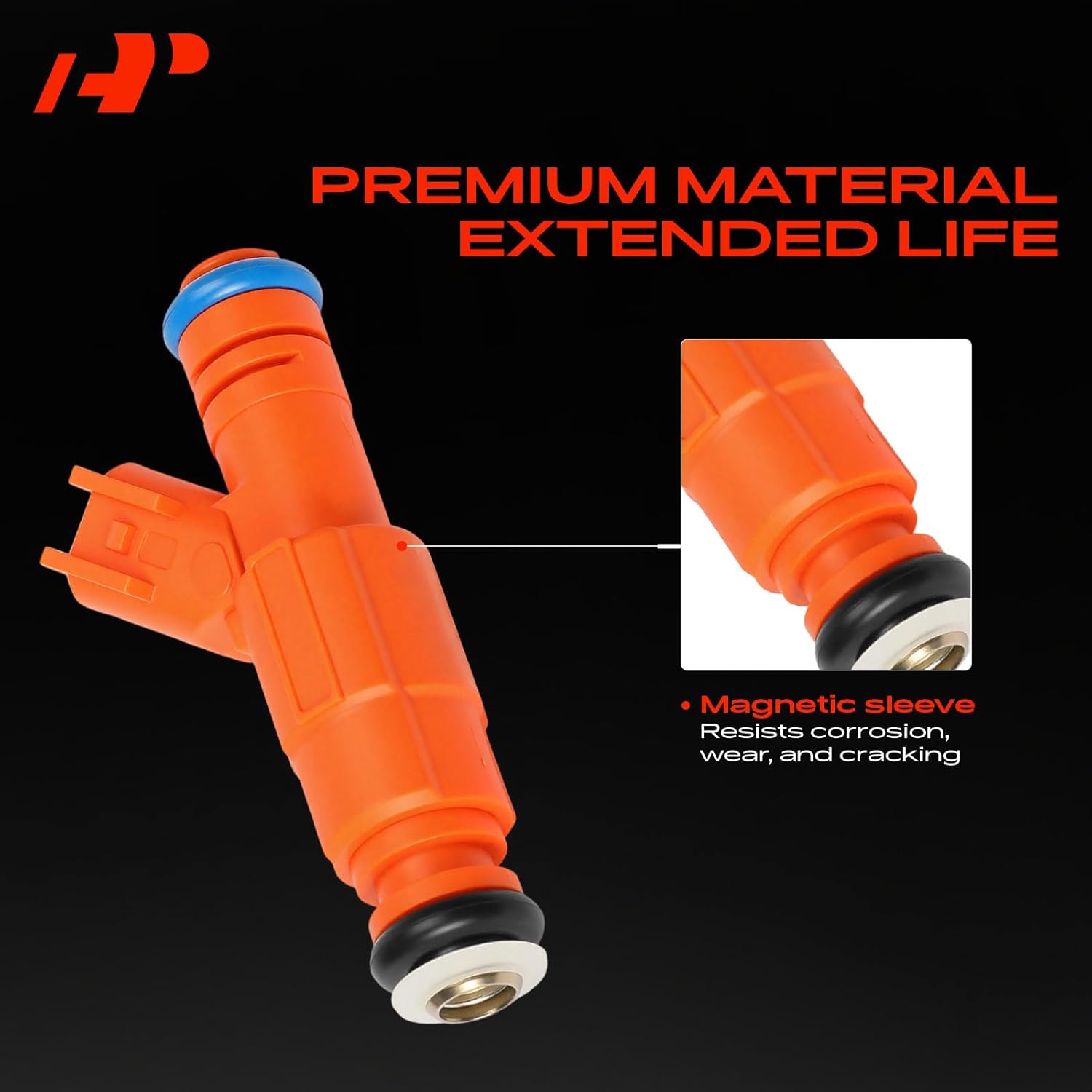 A-Premium Set of 10 Fuel Injectors Compatible with Ford F-250 F-350 F-450 F-550 Super Duty 2000-2004, Excursion 2000-2005, E-350 Econoline Club Wagon 2000-2002, E-350 Super Duty 2000-2003, Gas