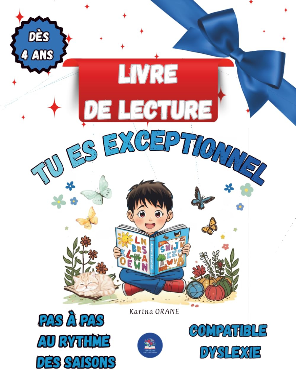 CAHIER DE LECTURE: TU ES EXCEPTIONNEL: Lire comme un champion dès 4 ans - 100 % EN COULEUR