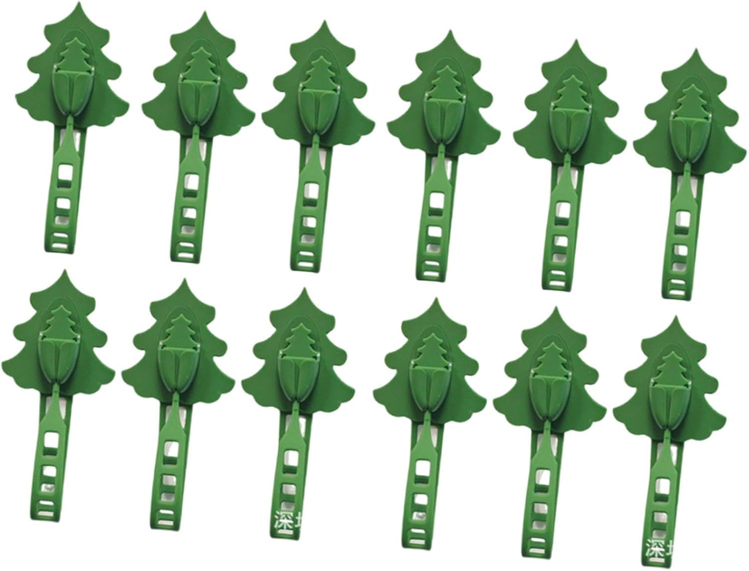 12 Pieces Christmas Garland Hangers Silicone Straps Ties Sticker Hooks Multifunctional Wreath Ties for Home Office Porch