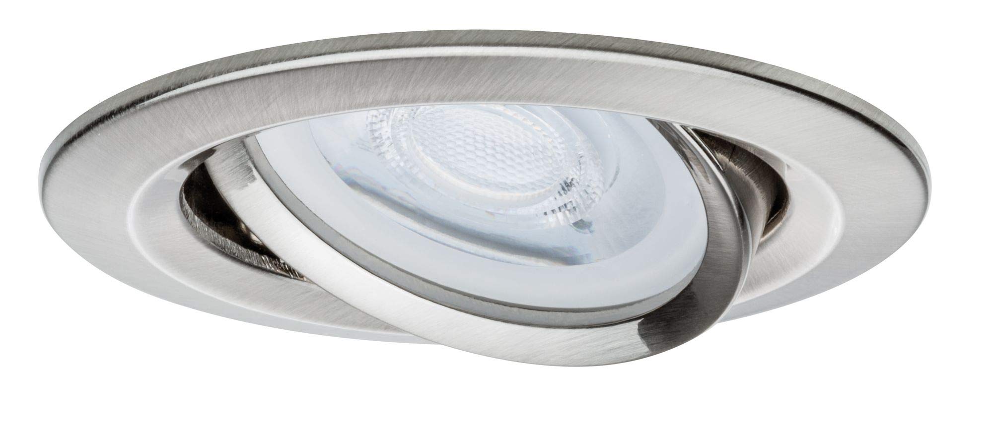 Faretto da incasso a LED Sol 30W 3000K IP44 Rotondo Bianco Inox UGR19