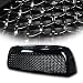 VXMOTOR for 2007-2009 Toyota Tundra Black TR-Sport Mesh Front Hood Bumper Grill Grille Cover ABS