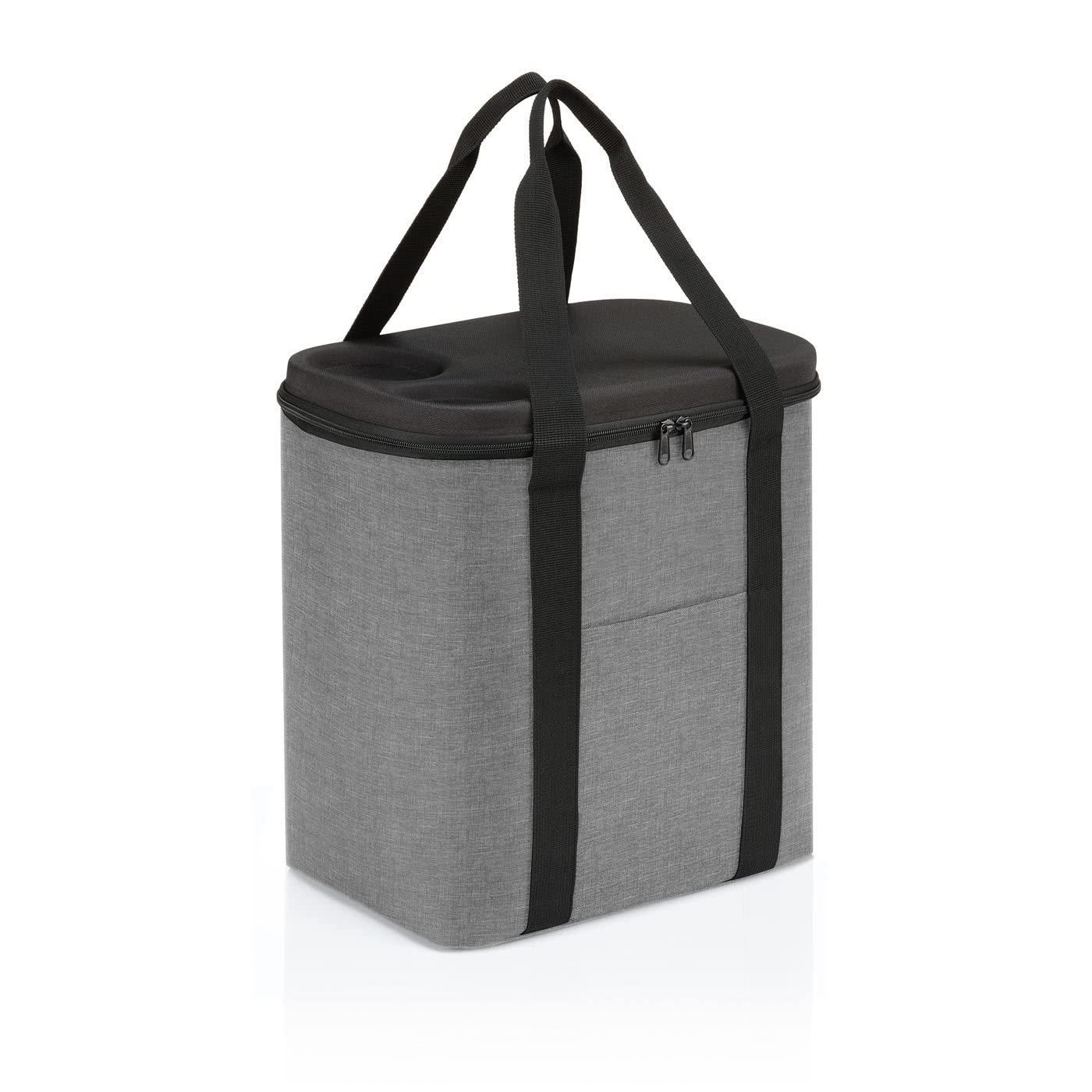 reisenthel coolerbag XL twist silver - Bolsa nevera XL de tejido de poliéster de alta calidad - Ideal para picnics, compras y viajes