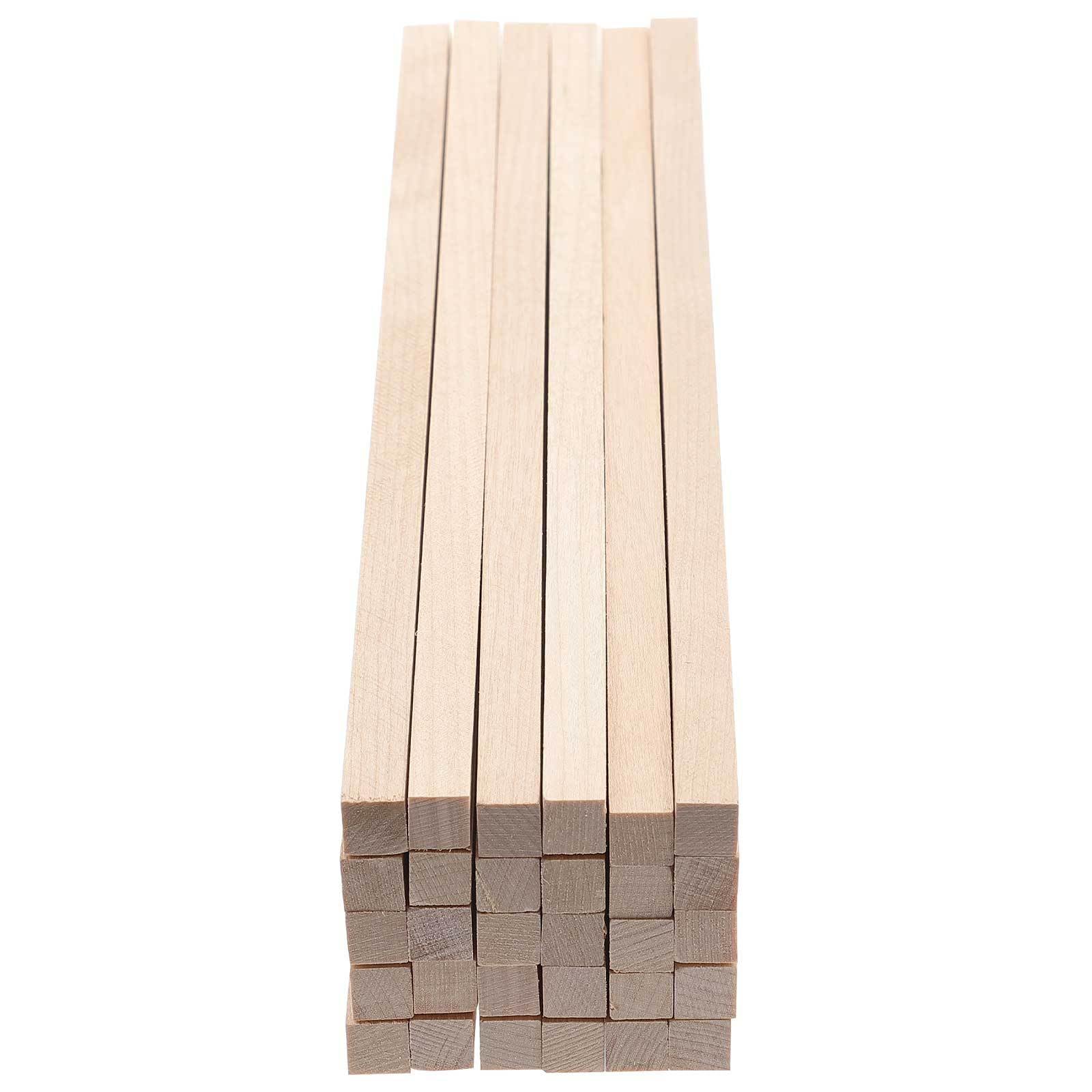 Veemoon Palitos Reutilizables 30 Piezas para Manualidades de Madera Cuadrados y Pintables Ideales para Proyectos Creativos y Decoración de Pasteles