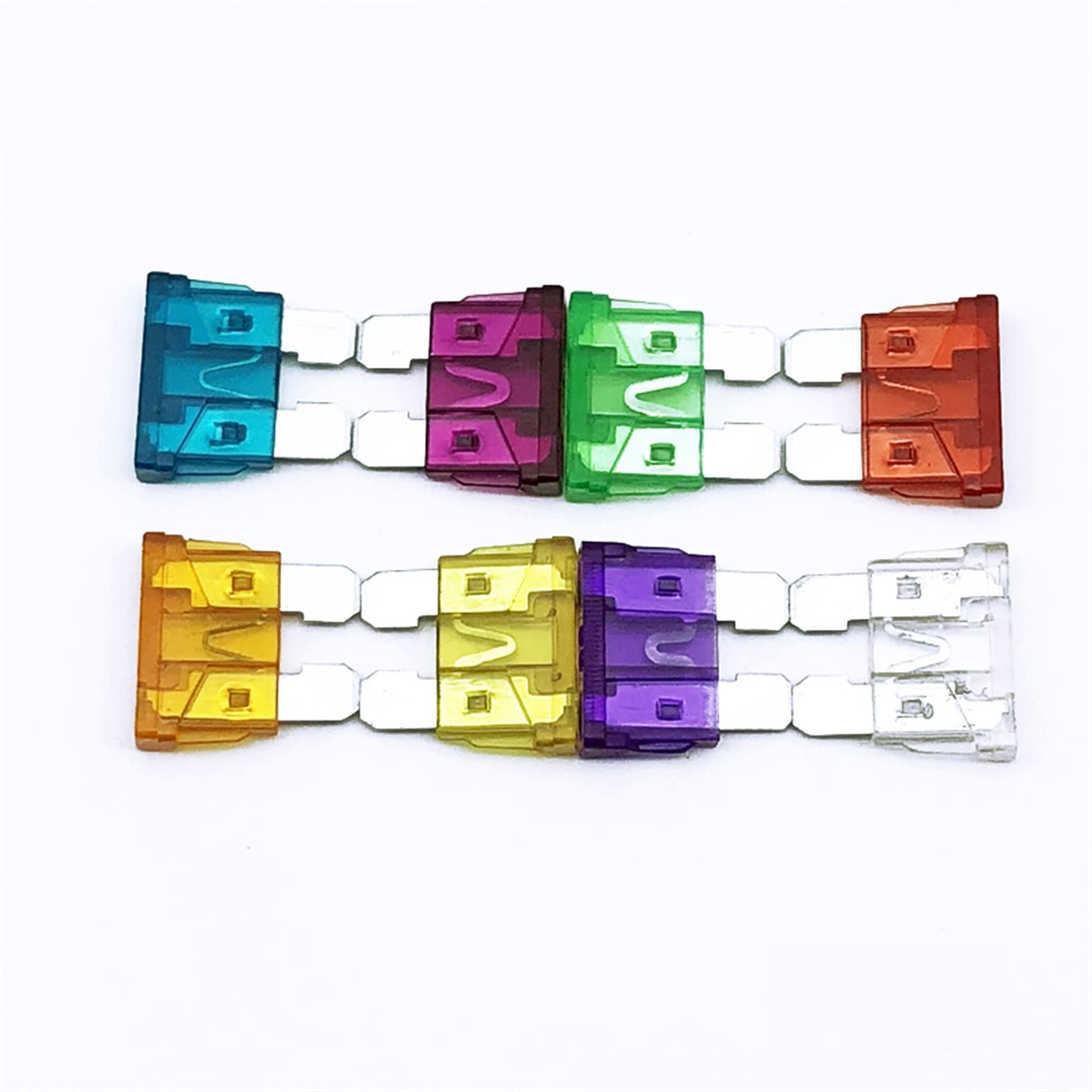 Fusibles de cuchilla mediana surtidos, fusible reacondicionado especial 5A, 10A, 15A, 20A, 25A, 30A, 40A, for coche y camión, 10 Uds. (Color : 20A)