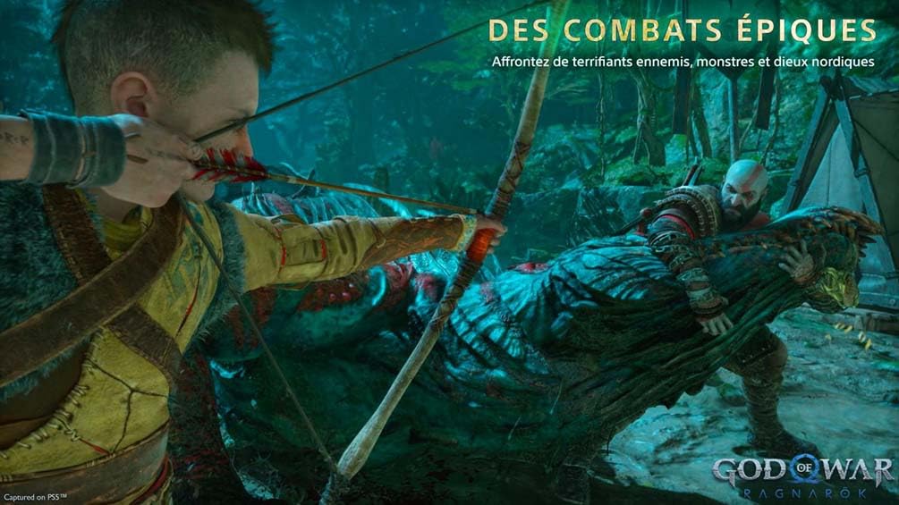 Sony, God Of War Ragnarök PS5, Jeu d'Action-Aventure, Édition Standard, Version Physique avec CD, En Français, 1 joueur, PEGI 18, Pour PlayStation 5