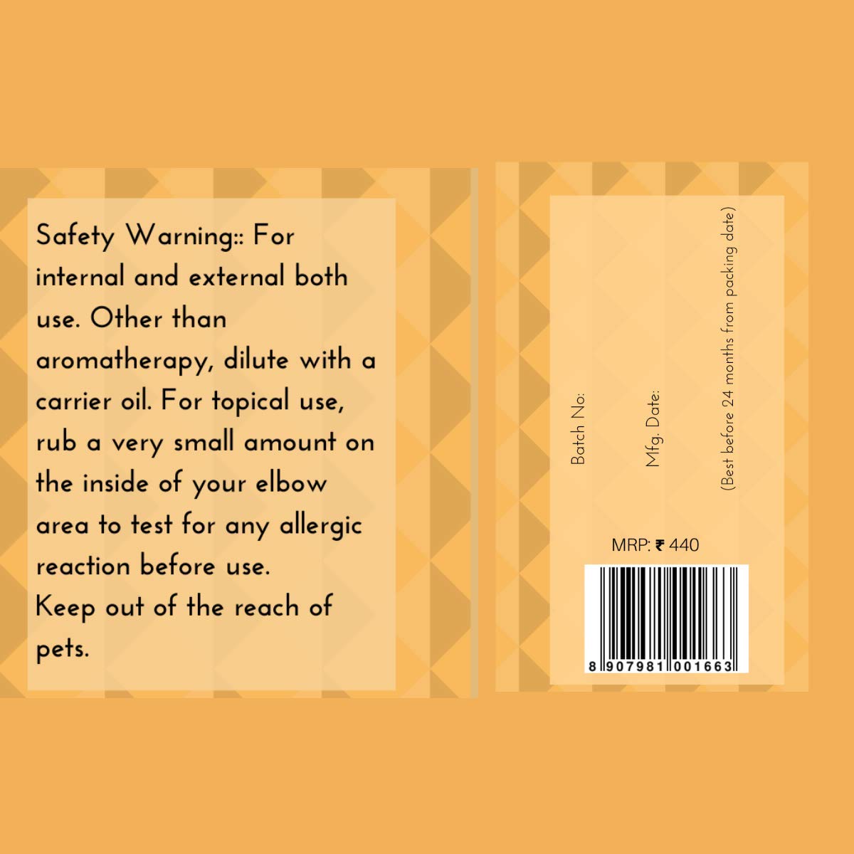 Oilcure Turmeric Essential Oil | 30 ml | Pure | Undiluted - Image 2 thumbnail