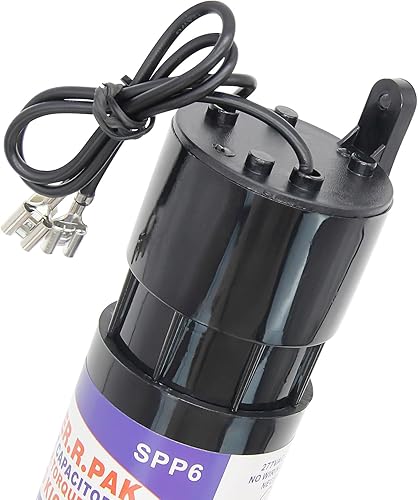 Miniatura 3 de Kit de condensador de arranque duro SPP6 Supco Super Boost (12 a 10 H.P.) apto para aire acondicionado, aumenta el par de arranque del compresor