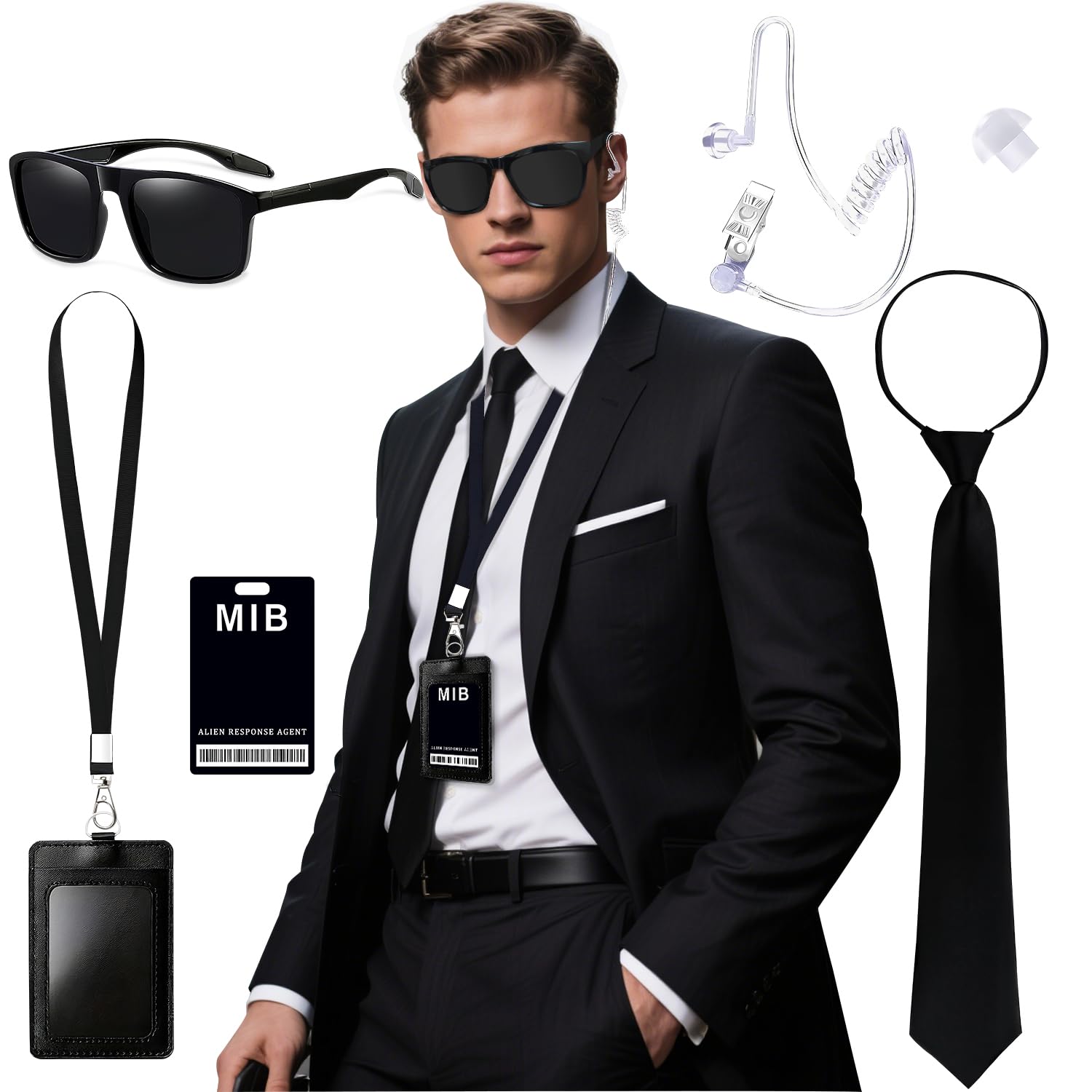 Men in Black Costume for Halloween Cosplay Party Carnival Mafia Men's  Costume Adult Fbi Spy Secret Agent Bodyguard Alien Costume : Amazon.com.au:  Toys & Games
