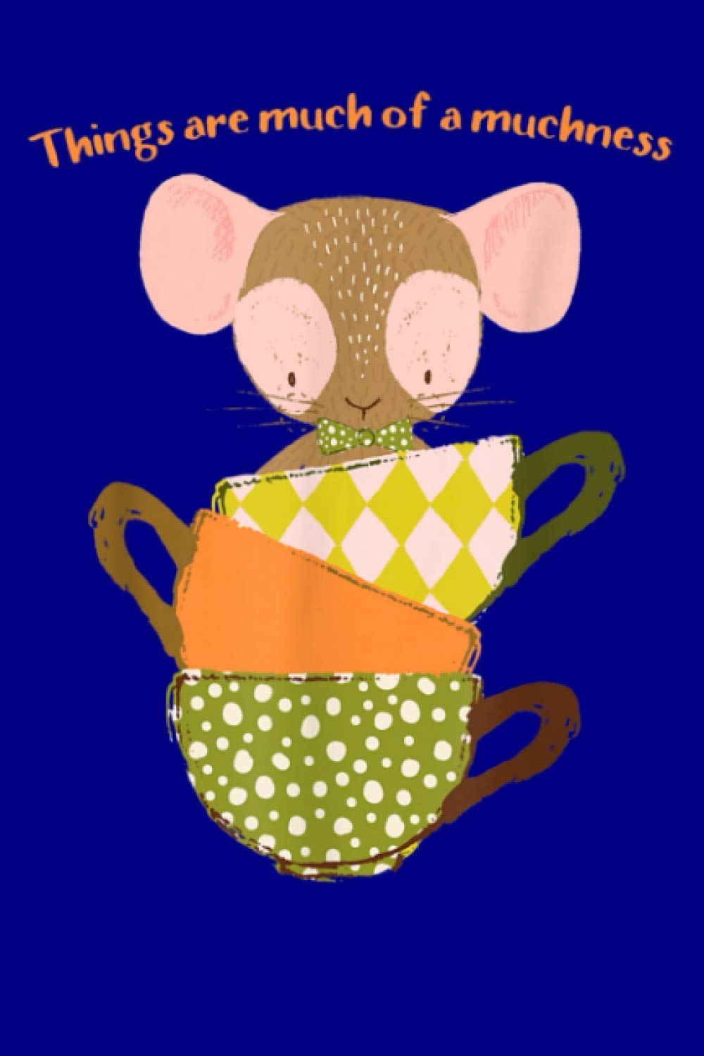 Alice In Wonderland Cute Dormouse Literary Muchness: Notebook Planner - 6x9 inch Daily Planner Journal, To Do List Notebook, Daily Organizer, 114 Pages