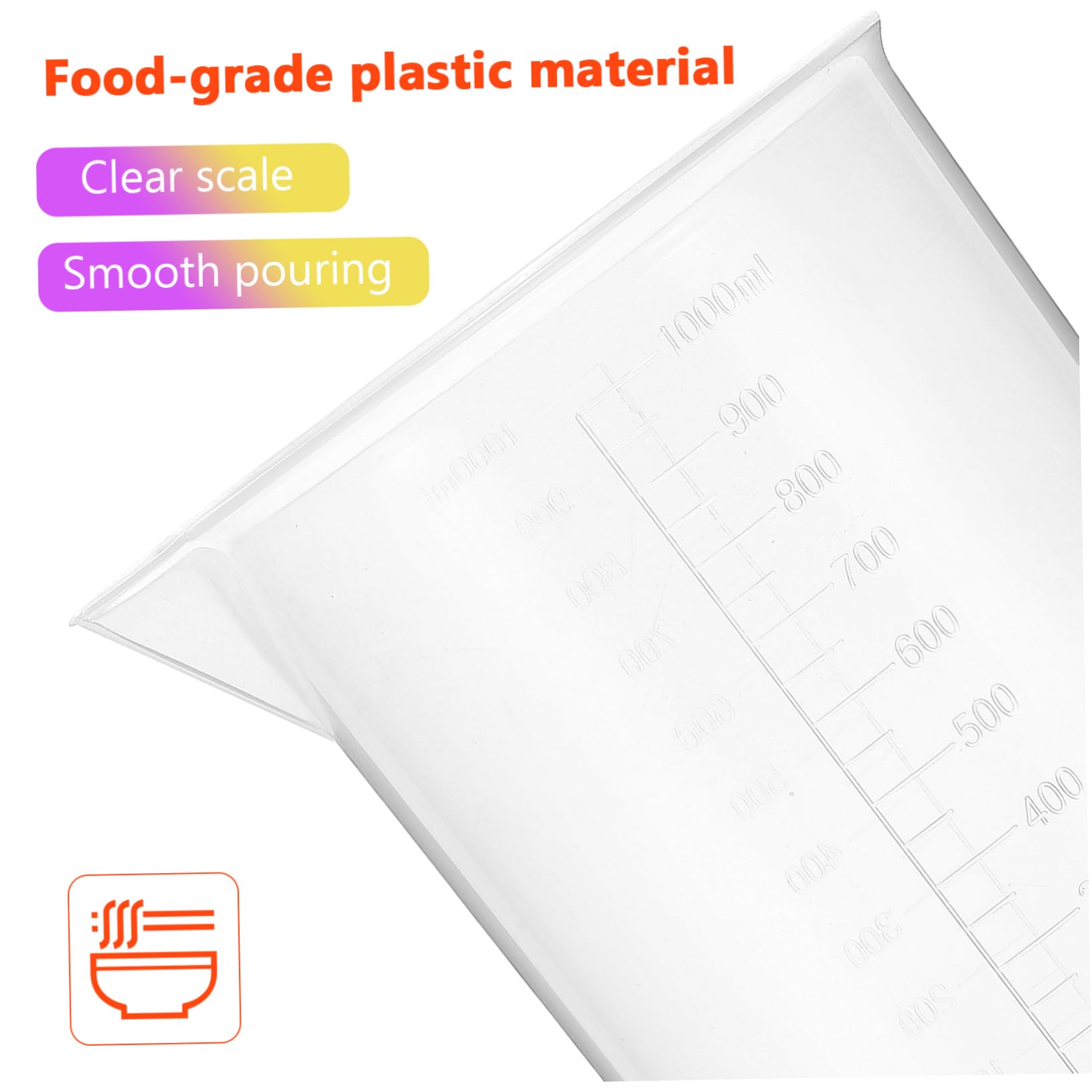 NAMOARLY 13pcs Graduated Cylinder Spray Nozzles for Bottles Measuring Cylinder Science Beakers for Tube Brush Vessel Tools Beaker Shot Glasses Liquid Measuring Tools Plastic