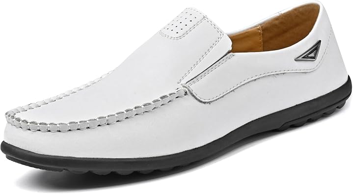 Loafer Premium Genuine Leather Mens Casual Shoes Slip On Mens Driving Penny Loafers for Men Lightweight Breathable