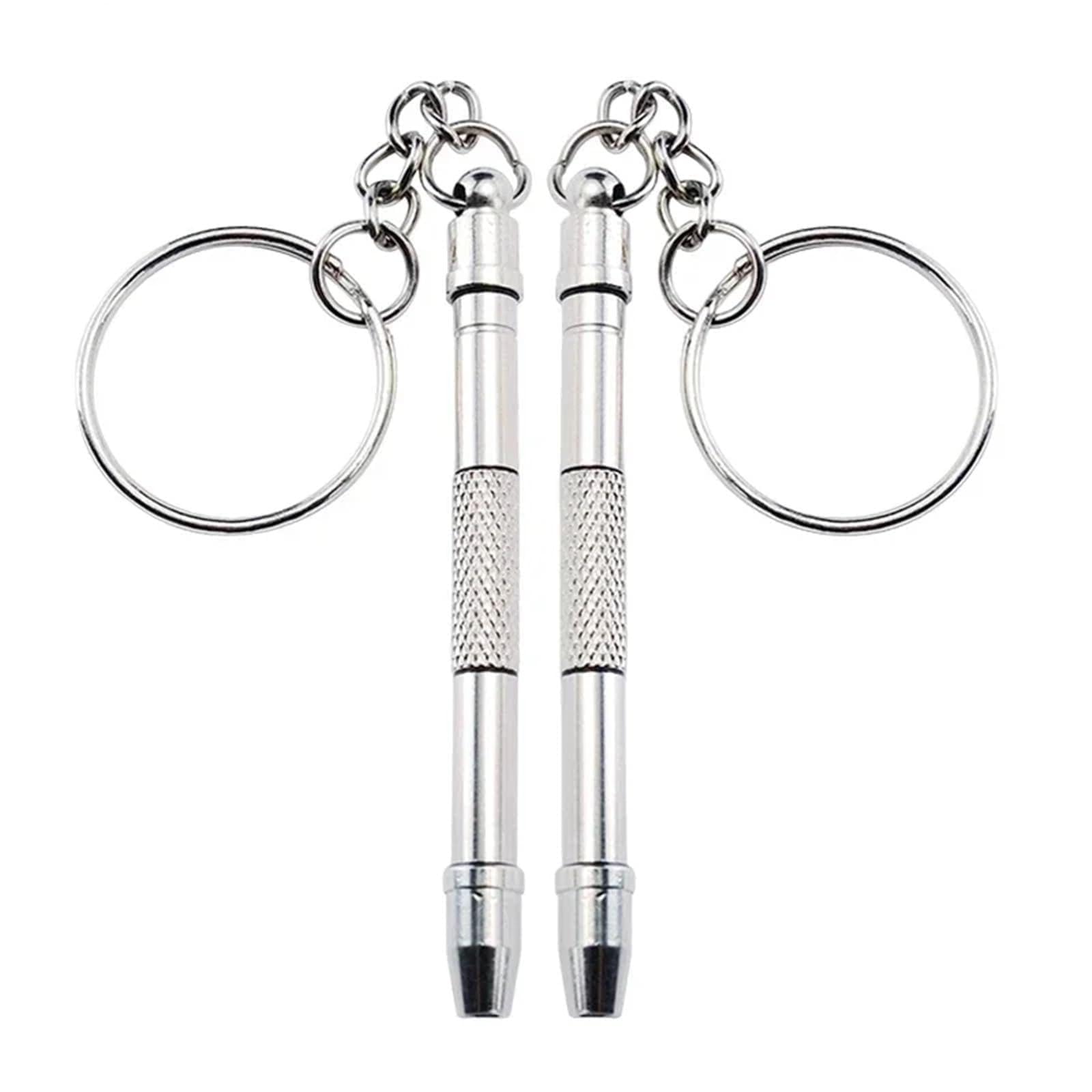 Set di cacciaviti for occhiali da 2 pezzi con portachiavi for riparazione orologi Nero(5pcs)