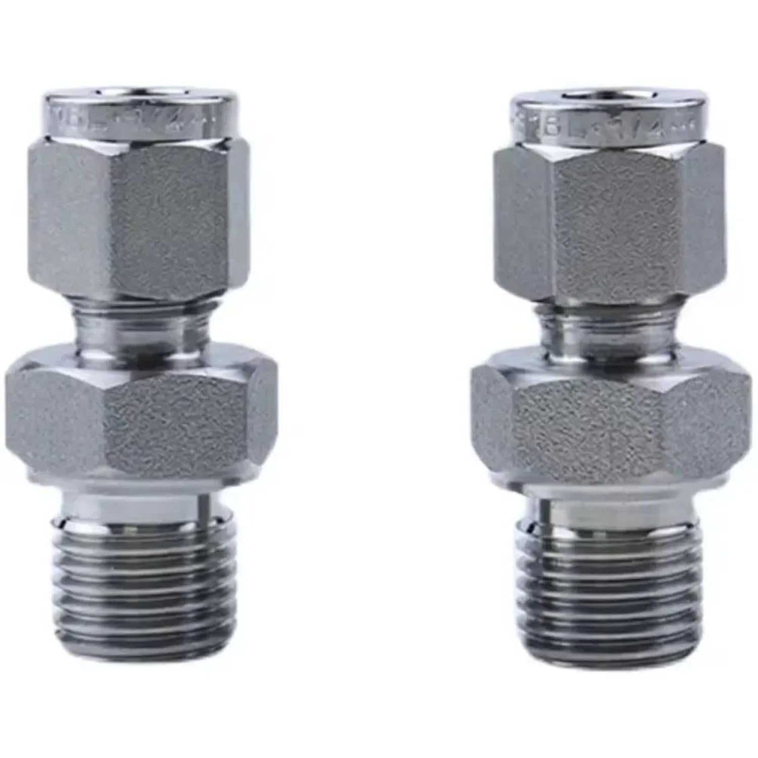 1pc M5 6 8 10 12 14 16 20 Metri Male x 2-12mm 1/16-1 Inch Tube Compression Union 316L Stainless Steel Pipe Fitting(M16x1.5,6MM_Thread)